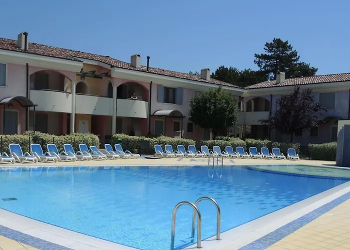 Garden With Pool In Village Apartment